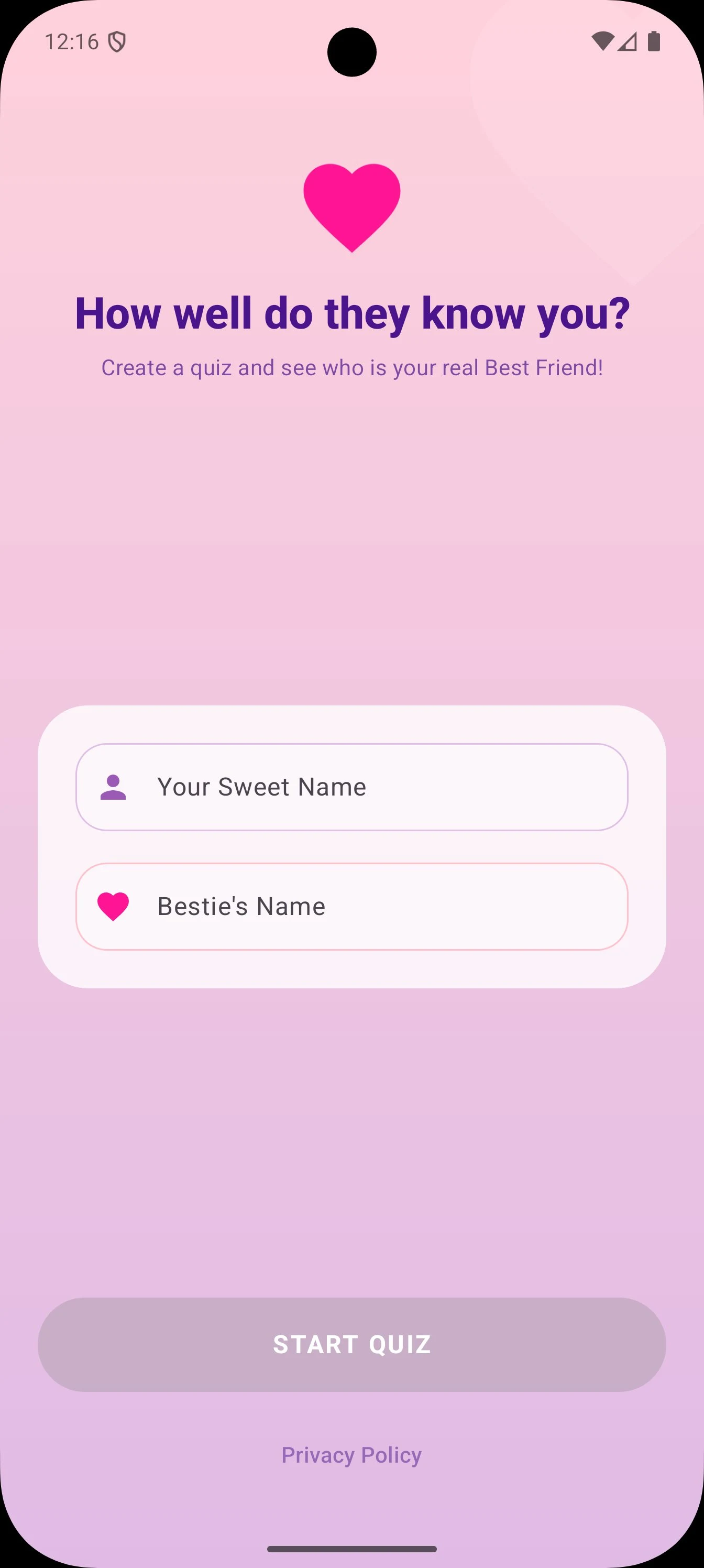Bestie Test - Crack Friendzy screenshot